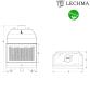 Preview: LECHMA Prestige L 15 kW, gerade Frontscheibe