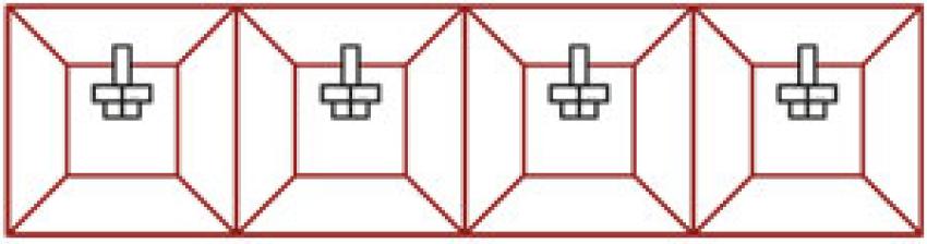 Flexilo® MODUL 4 im Rechteck